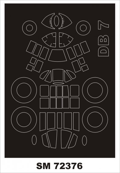 1/72 DB-7for Frrom-Azur mask
