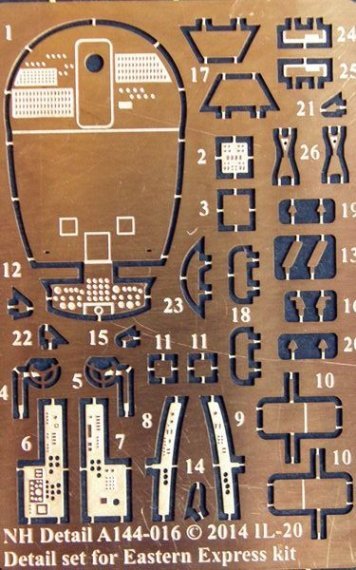 1/144 Ilyushin Il-20M Detail Set (for Eastern Express)