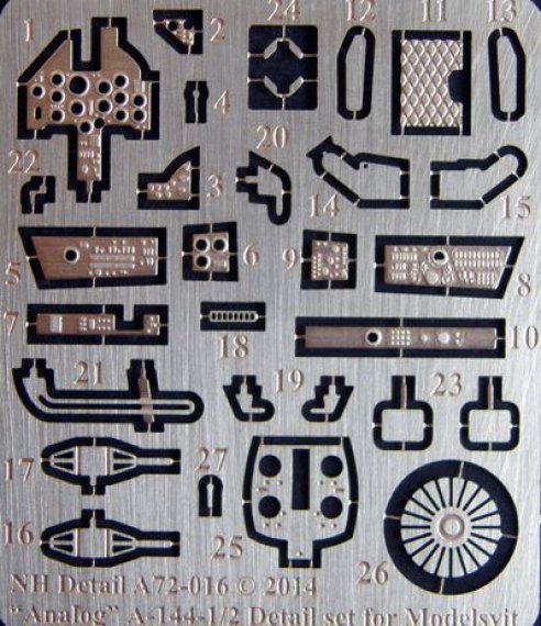 1/72 Scale Mikoyan MiG-21 I-2 1/2