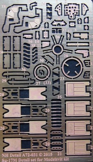 1/72 Sukhoi Su-17M Detail Set (for Modelsvit 72011)