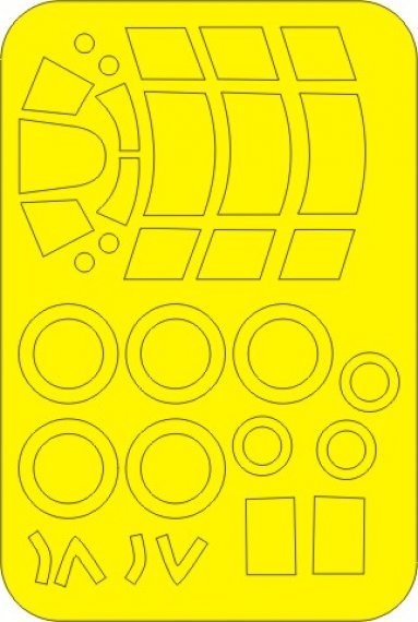 1/32 Masks for Hawker Hurricane Mk.IIC Trop