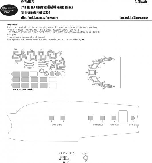 1/48 Mask HU-16 Albatross BASIC