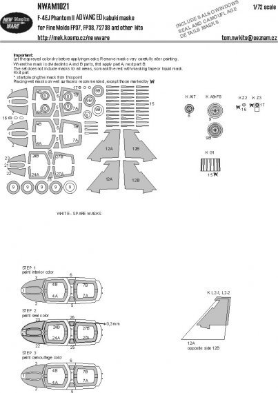 1/72 Mask F-4EJ Phantom II ADVANCED