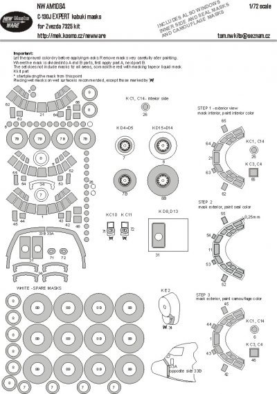 1/72 Mask C-130J EXPERT