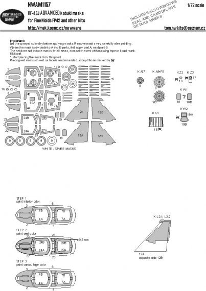 1/72 Mask RF-4EJ ADVANCED FINEM