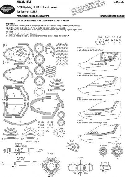 1/48 Mask F-35B Lightning II EXPERT TAM