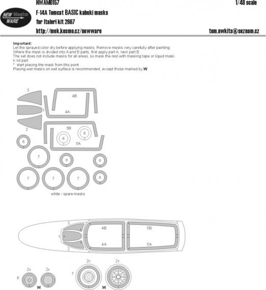1/48 Mask F-14A Tomcat BASIC