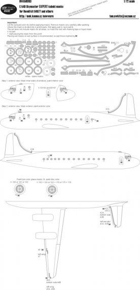 1/72 Mask C-54D Skymaster EXPERT