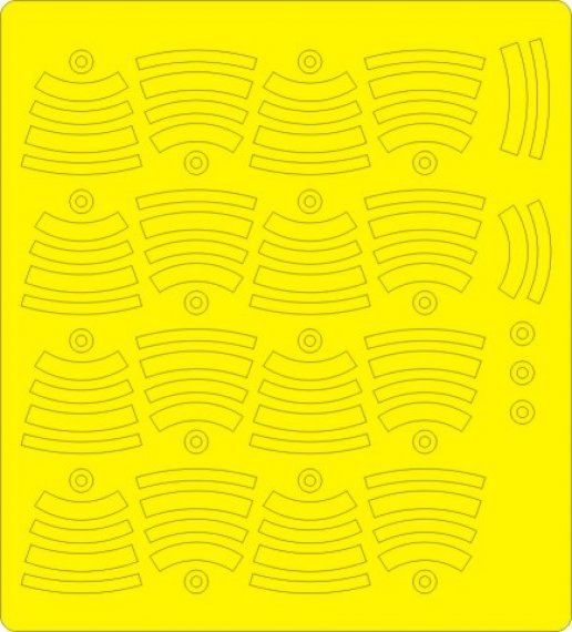 1/48 Mask Mk.82 Bombs w/ 2 stripes for A-7/A-6