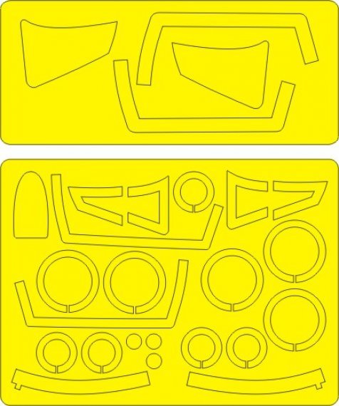 1/48 McDonnell F-101A/C Voodoo ADVANCED kabuki masks