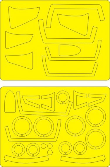 1/48 McDonnell F-101A/C Voodoo EXPERT kabuki masks