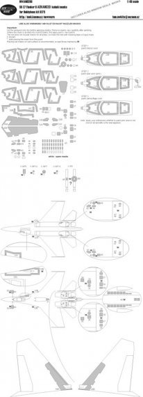 1/48 Mask Su-27 Flanker B ADVANCED