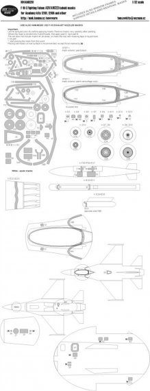 1/32 Mask F-16C Fighting Falcon ADVANCED