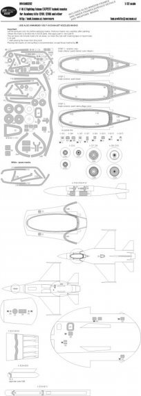 1/32 Mask F-16C Fighting Falcon EXPERT