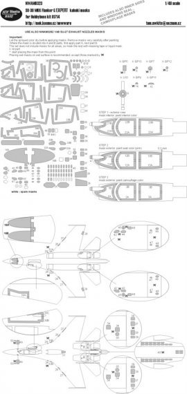 1/48 Mask Su-30 MKK Flanker G EXPERT