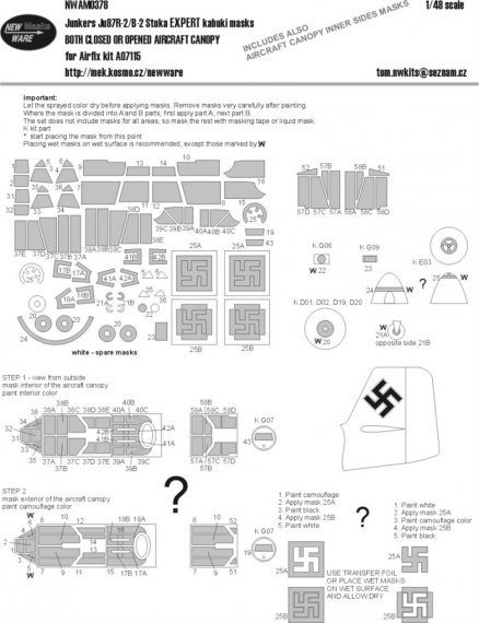 1/48 Mask Ju 87R-2/B-2 Stuka EXPERT