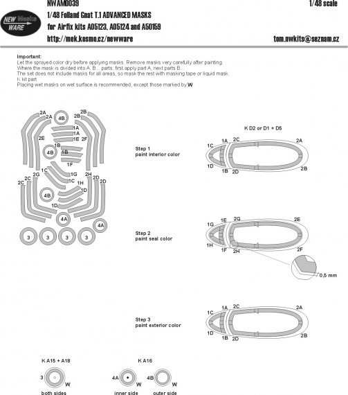 1/48 Mask Folland Gnat T.1 ADVANCED