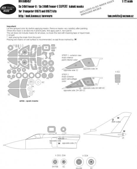 1/72 Mask Su-24M / Su-24MR EXPERT