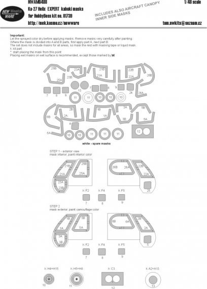 1/48 Mask Ka-27 Helix EXPERT