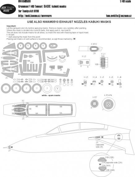 1/48 Mask F-14D Tomcat BASIC
