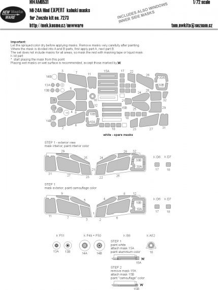 1/72 Mask Mi-24A Hind EXPERT