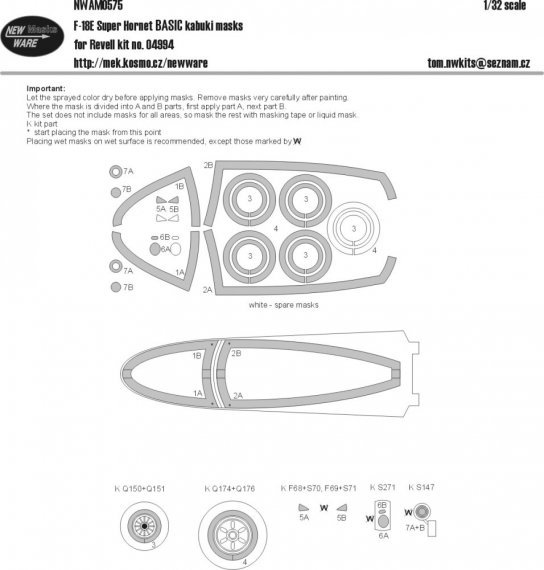 1/32 Mask F-18E Super Hornet BASIC