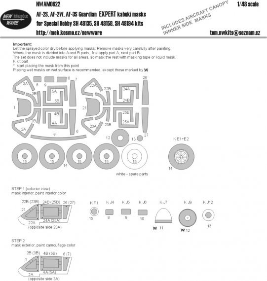 1/48 Mask AF-2S/2W/3S Guardian EXPERT