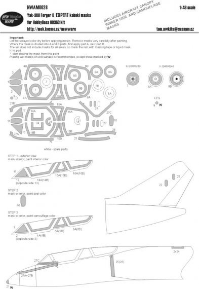 1/48 Mask Yak-38U Forger B EXPERT
