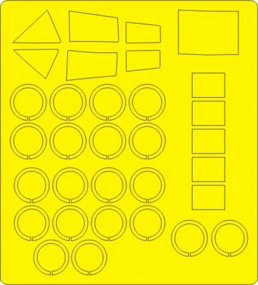 1/48 Lockheed SR-71 Blackbird Paint Mask Basic