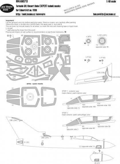 1/48 Mask Tornado GR.1 Desert Babe EXPERT