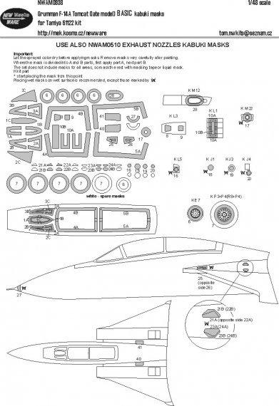 1/48 Mask F-14A Tomcat BASIC