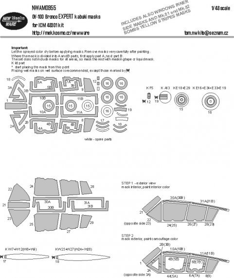1/48 Mask OV-10D Bronco EXPERT