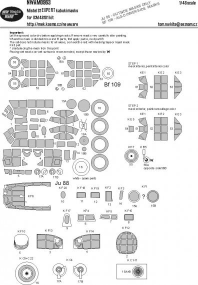 1/48 Mask Mistel S1 EXPERT