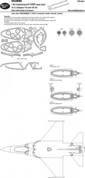 1/48 Mask F-16A/C Fighting Falcon ADVANCED