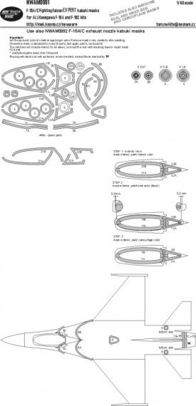 1/48 Mask F-16A/C Fighting Falcon EXPERT