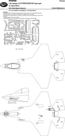 1/48 Mask F-35A Lightning II LATE CAMO