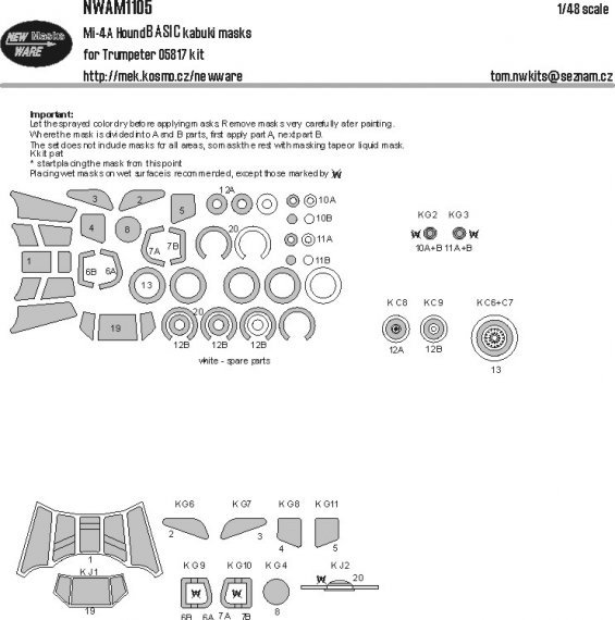 1/48 Mask Mi-4A Hound BASIC