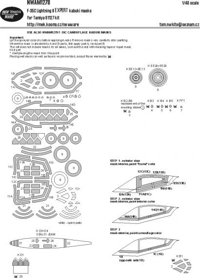 1/48 Mask F-35C Lightning II EXPERT for Tamiya