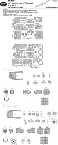1/48 Mask Ju 88 USAAF/RAF bomber EXPERT for ICM