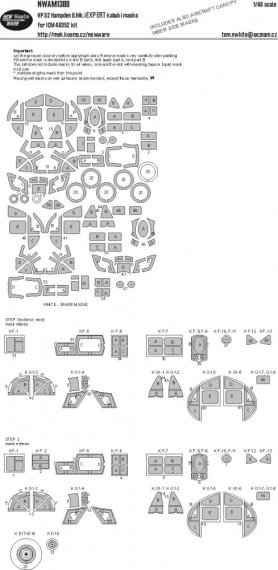 New Ware Masques HP.52 Hampden B.Mk.I Expert 1/48 ICM