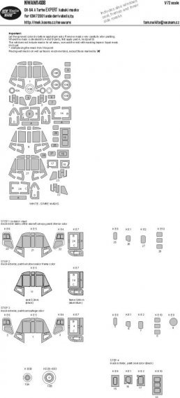 1/72 Mask CH-54A Tarhe EXPERT for ICM 72001