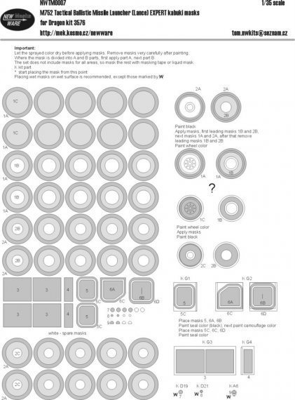 1/35 Mask M752 Tactical Ball.Miss.Launcher EXPERT