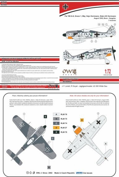 1/72 Focke-Wulf Fw-190A-6 Jg Herrmann, Green 1
