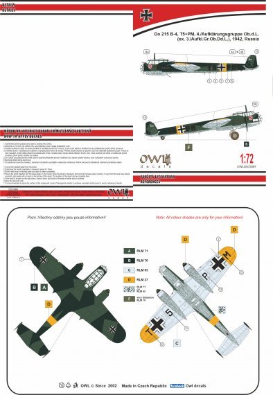 1/72 Dornier Do-215B Part VDo-215B-4