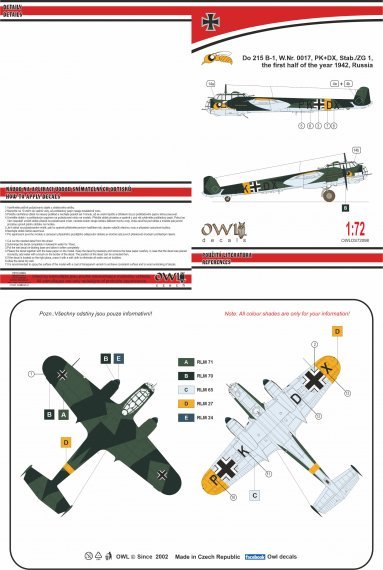 1/72 Dornier Do-215B Part VI Do-215B-1