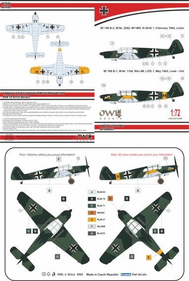 1/72 Messerschmitt Bf-108B Tajfun