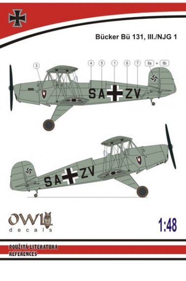 1/48 Scale Bucker Bu 131 III./NJG 1