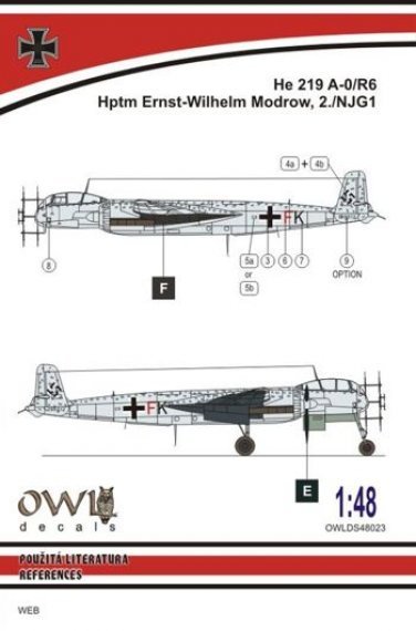 1/48 Scale Heinkel He 219 A-0 G9+FK