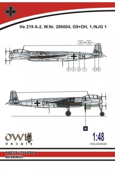 1/48 Scale Heinkel He 219 A-2 G9+DH