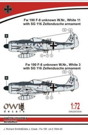 1/72 Focke-Wulf Fw 190F-8 SG 116 armament
